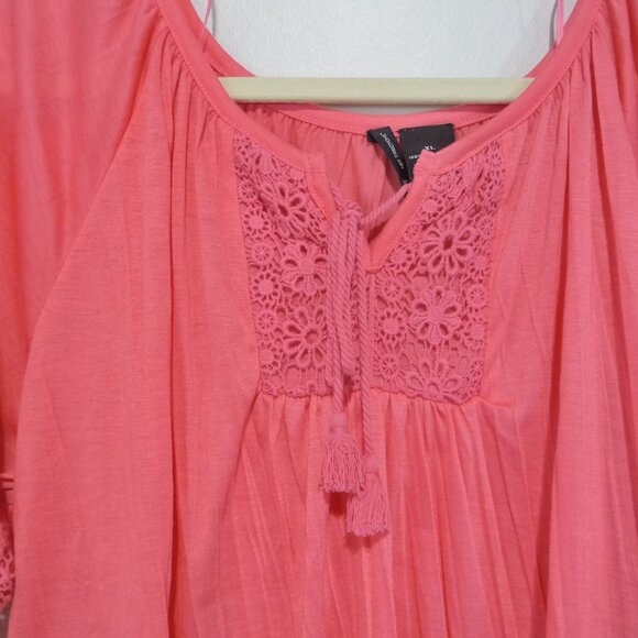 New Directions Peasant Blouse Size XL (May Fit 1X) - Picture 5 of 9